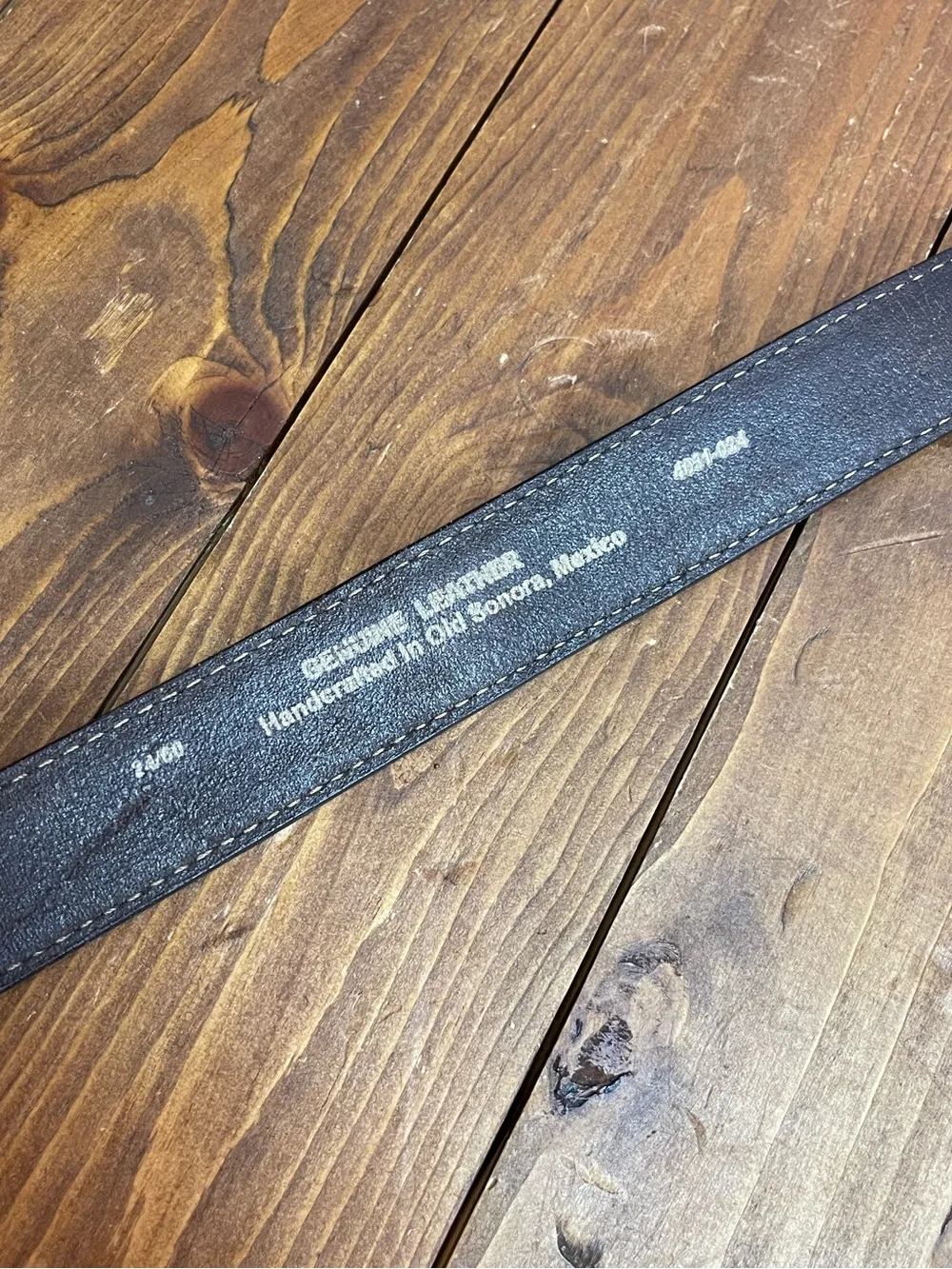 Wrangler ostrich leather kids belt size 24